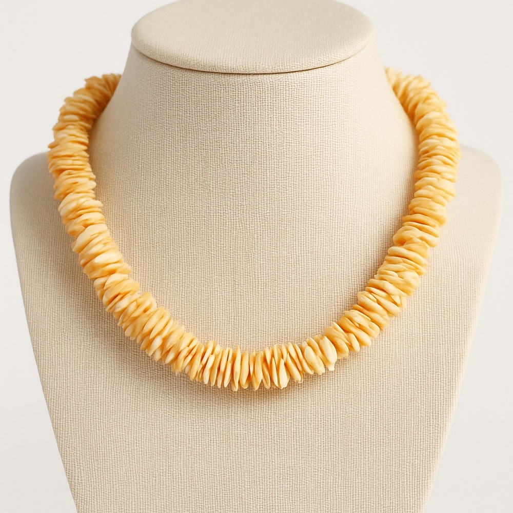 Cream Bohemian Shell Necklace
